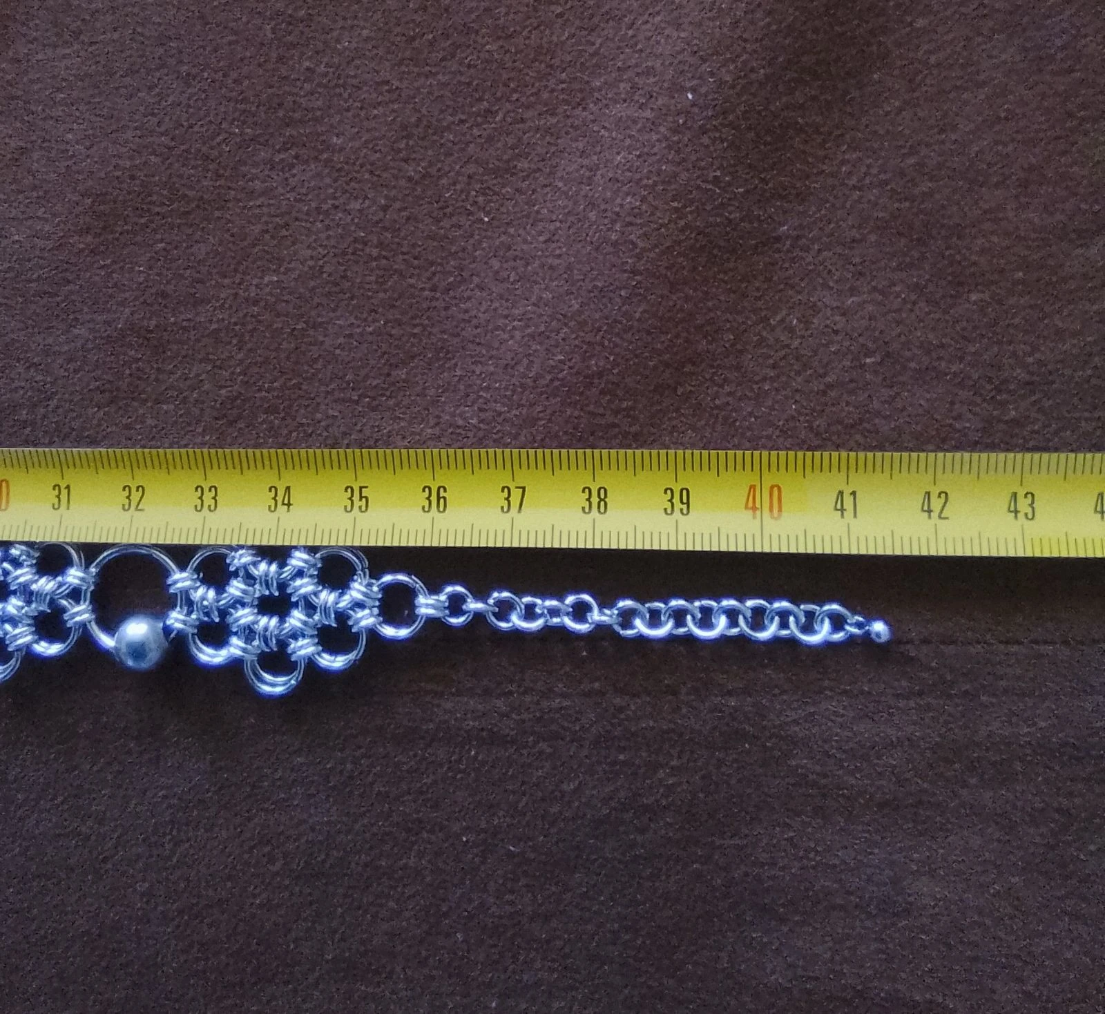 Collar choker "flores" de cadena japonesa – photo 6